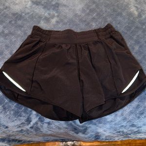 BLACK LULU HOTTY HOT SHORTS